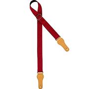 Ortega Guitars Adjustable Ukulele Strap - Casual Series - Cotton, Red (OCS-250U)