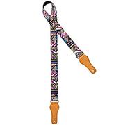 Ortega Guitars Adjustable Ukulele Strap - Creative Series - Cotton, Modern Arts (OCS-510U)