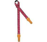 Ortega Guitars Adjustable Ukulele Strap - Spring Series - Cotton, Pink (OCS-320U)
