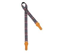Ortega Guitars Adjustable Ukulele Strap - World Series - Cotton, Indian Arts (OCS-410U)