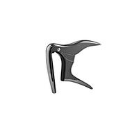 Ortega Guitars Capo Instrument Accessory - Flat - For Guitar, Ukulele, Banjo - Aluminum Alloy, Black Chrome (OCAPO-BCR)