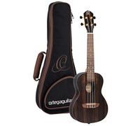 Ortega Guitars Concert Ukulele Acoustic - Timber Series - Including Gigbag - Ebony, Natural (RUEB-CC)