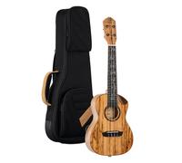 Ortega Guitars Concert Ukulele Electro-Acoustic - Elite Series - Including Gigbag - Spalted Maple, Natural (RUET- SMA)
