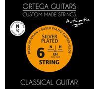 Ortega Guitars Custom Made Strings - Authentic - 3/4 Classical Guitar - Regular Nylon (NYA34N)