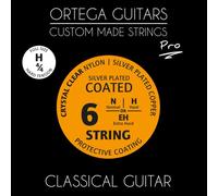 Ortega Guitars Custom Made Strings - Pro - 4/4 Classical Guitar - Crystal Nylon Coated (NYP44H)