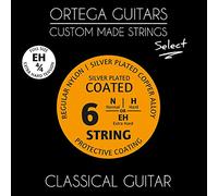 Ortega Guitars Custom Made Strings - Select - 4/4 Classical Guitar - Regular Nylon Coated (NYS44EH)
