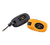 Ortega Guitars Digital Wireless System - Rechargeable Accessory for Guitar - Black, Orange (ODWS-1)