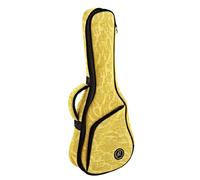 Ortega Guitars Jean Ukulele Gigbag - Concert Ukulele Bag - Height 66 cm - Width 23 cm - With Shoulder Straps - Cotton / Canvas, Yellow (OUB-CC-SUJ)