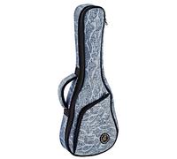 Ortega Guitars Jean Ukulele Gigbag - Concert Ukulele Bag - Height 66 cm - Width 23 cm - With Shoulder Straps - Cotton / Canvas, Blue (OUB-CC-BLJ)