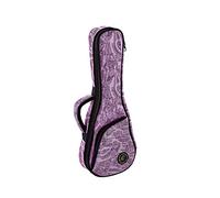 Ortega Guitars Jean Ukulele Gigbag - Soprano Ukulele Bag - Height 56 cm - Width 19 cm - With Shoulder Straps - Cotton / Canvas, Purple (OUB-SO-PUJ)