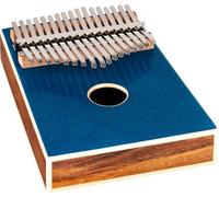 Ortega Guitars Kalimba C Major Acoustic - Percussion Series - Thumb Piano with 17 Keys - Including Accessories - Acacia, Blue (OKB4-MBL)