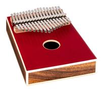 Ortega Guitars Kalimba C Major Acoustic - Percussion Series - Thumb Piano with 17 Keys - Including Accessories - Acacia, Red (OKB4-MRD)