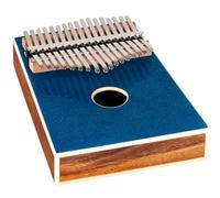 Ortega Guitars Kalimba C Major Acoustic - Percussion Series - Thumb Piano with 17 Keys - Including Accessories - Acacia, Blue (OKB4-MBL)