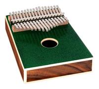 Ortega Guitars Kalimba C Major Acoustic - Percussion Series - Thumb Piano with 17 Keys - Including Accessories - Acacia, Green (OKB4-MGR)