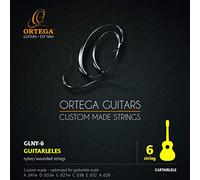 Ortega Guitars Nylon Guitarlele Strings - for 6-String Guitarlele - Custom Made Strings Series - Nylon/Silver-Plated Copper (GLNY-6)