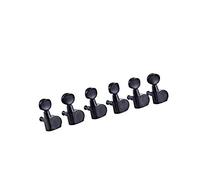ORTEGA Guitars OTMEG6L-GB 6 in Line Electric Guitar Machine Heads Kit Gloss Black