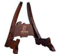Ortega Guitars OWUS-1 Birch Wood Ukulele Stand, Dark Brown