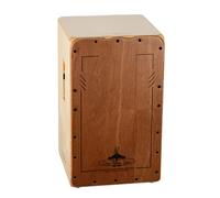 Ortega Guitars Performer Series Cajon - Large Drum Box for Right-Handers with Pickup - Playing Surface Cedar, Natural (OCJPF-2)