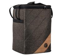 Ortega Guitars Premium Cajon Bag - Bag for Cajon - 13,5 x 17,75 x 13,5 Inches - With Carrying Handle and Backpack Straps - Canvas and Cotton, Mocca (OGBCJ-MO)