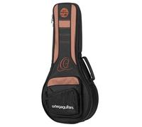 Ortega Guitars Pro Series Bag - Left-Handed Mandolin Bag - Height 74 cm - Wide Neck Brace - Shoulder Straps - Nylon, Black (ONB-MA-L)