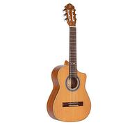 Ortega Guitars Requinto Classical Guitar - Deep Body - Requinto Series - Including Gig Bag - Solid Engelmann Cedar / Sapele, Natural (RQ39)