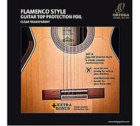 Ortega Guitars Self-Gluing Top Foil - Protection Foil for Acoustic Guitar with Satin or Gloss Finish, Permanent Installation - Foil, Transparent (OPG-FLAM1)
