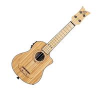 Ortega Guitars Soprano Ukulele Electro-Acoustic - Bamboo Series - Including Gigbag - Bamboo, Natural (RUNAB-SO)