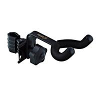 Ortega Guitars Ukulele Stand Accessories - Stand Holder for Ukulele and Mandolin - Metal, Black (OMUH-BK)