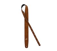 Ortega Guitars Vegan Guitar Strap - Adjustable - Acoustic Guitar / Bass, Electric Guitar / Bass - Vegan Series - Brown (OSVG-TN)
