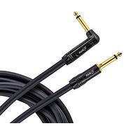 ORTEGA MUTEplug instrument cable 1/4" (6,3mm) straight/angled - black pvc 4,5m/0,75q (OTCI-15)