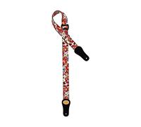 ORTEGA Nylon-Ukulele Strap with Suede - 37mm El Muerto (KNS-EM-U)