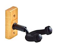 Ortega Guitars Guitar Hanger Accessories - Wall Mount for Guitar - Wood, Light Brown (OGH-1CW)