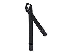 Ortega Guitars Adjustable Guitar Strap - Acoustic Guitar / Bass, Electric Guitar / Bass - Nylon Straps Series - Nylon, Black (ONS50STD-BK)