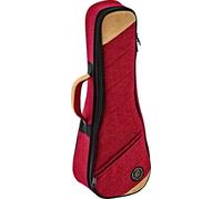 Ortega Guitars Ukulele Soft Case - Case for Soprano Ukulele - Height 55 cm - Width 19 cm - Cotton/Canvas, Red (OSOCAUK-SO-BX)
