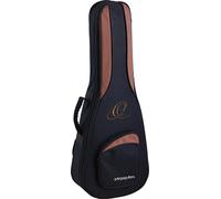 Ortega Guitars Pro Series Bag - Baritone Ukulele Bag - Height 78 cm - Wide Neck Brace - Shoulder Straps - Nylon, Black (OUGB-BS)