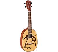 Ortega Guitars Concert Ukulele Acoustic - Bonfire Series - Pineapple Body - Spruce, Sapele, Natural (RUPA5)