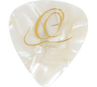 Ortega Thin Picks - White Pearl (Pack of 10)