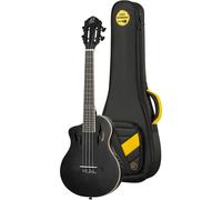 Ortega TourPlayer Series RTPS-U-SBK-L Left-Handed Electric Tenor Ukulele with Gig Bag