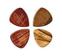 ORTEGA wood picks assortment - 4pc pack/olive/padouk/sandel/chacate (OGPW-MIX4)