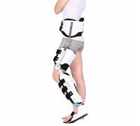 Ortesis de pie caído, órtesis de fijación de rodilla, tobillo y pie, cómoda rodillera con bisagras para cadera, órtesis ajustable de tobillo y pie, soporte para fractura de pierna y órtesis de mi