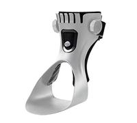 Ortesis de pie con caída, soporte para tobillo y pie con bolsa de aire inflable para hemiplejia, calzado para accidentes cerebrovasculares, estabilizador de pie para caminar/gris, izquierda + der