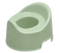 Orthex Potty | Green | Easy to Clean Durable Plastic Toilet Training Seat | Boys, Girls, Kids Bathroom | BPA Free | 10-Year Guarantee | L31 x W26 x H20 cm
