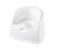 Orthex Potty Seat | White | Easy to Clean Durable Plastic Toilet Training | Boys, Girls, Kids Bathroom | BPA Free | 10-Year Guarantee | L37 x W35 x H29 cm