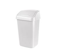 Orthex Rocker Lid Basket/Trash Can White 10L