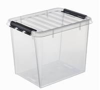 Orthex Transparent Clip Box Storage Box, One Size, 42 x 41 x 39 cm, 5L, 6 Compartments