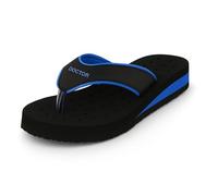 ORTHO JOY Women's Orthopedic Soft Slippers, Black-pink, 6 UK