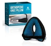 ORTHOBLOCK Knee Pillow with Training Video incl | Pain Relief for Lower Back, Hip, Knee, and Joint Discomfort, Sciatica, and Pregnancy | Side Sleepers | Premium Velour Memory Foam Leg Cushion