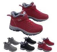 Orthoboots Pro - Ergonomic Winter Boots, Orthoboots Womens Boot Slippers Cloud Cozy Warm Boots (red, Adult, Women, 10.5, Numeric, UK Footwear Size System, Wide)