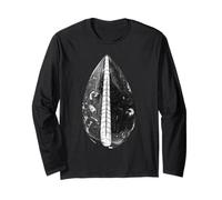 Orthoceras Fossil - Ordovician Nautiloid Paleontology Art Long Sleeve T-Shirt