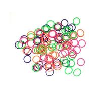 Orthodontic Elastic latex Rubber Band 3/16" 4.5oz Neon 100PCS in 1 pack of mix multi colour bands